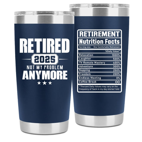 PRPinkRain Legend Has Retired 20oz tumbler with double-wall insulation keeps beverages hot or cold.