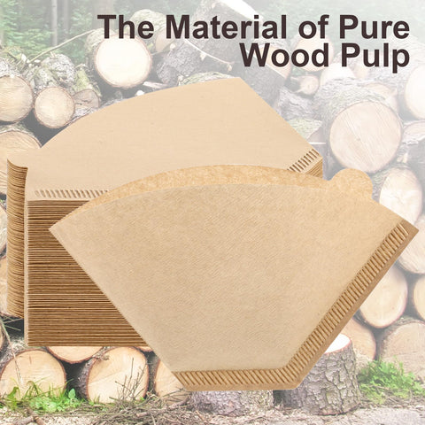 Natural wood pulp composition highlighted as compostable and odor-free