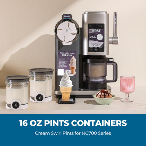 Psasrm Modern design pint cups reduce spills and simplify stacking.