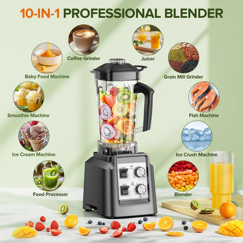 PSIIDAN blender high RPM for ultra-smooth blends.