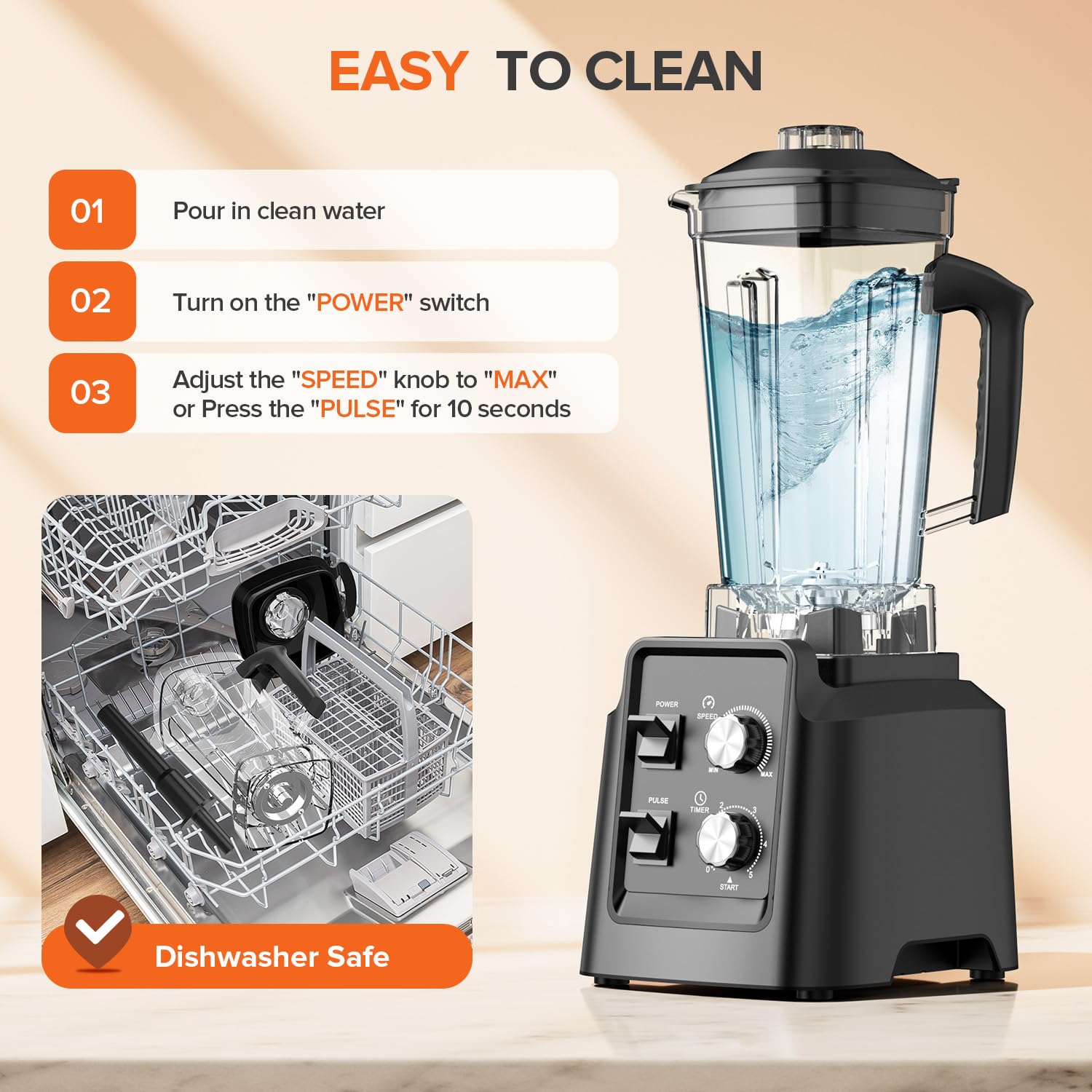PSIIDAN Blender enabling coffee grinding and spice milling
