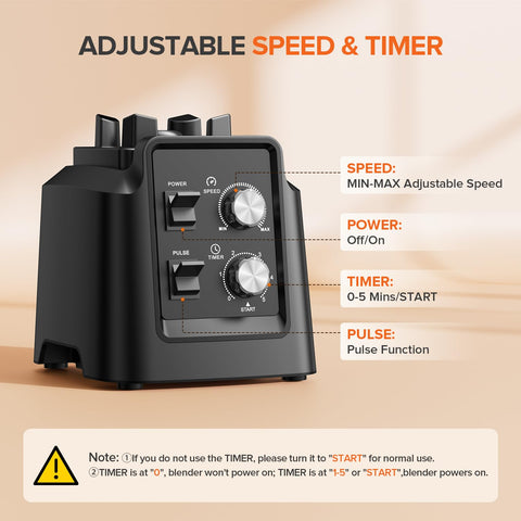 PSIIDAN Blender parts are dishwasher-safe for easy cleanup