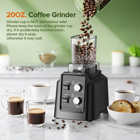 PSIIDAN Blender in action crushing ice for smooth frozen drinks.
