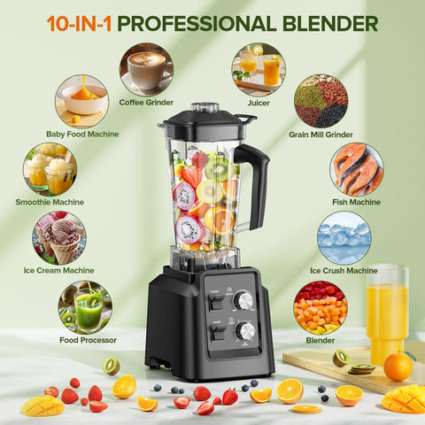 PSIIDAN blender crushes ice for frozen drinks and desserts.