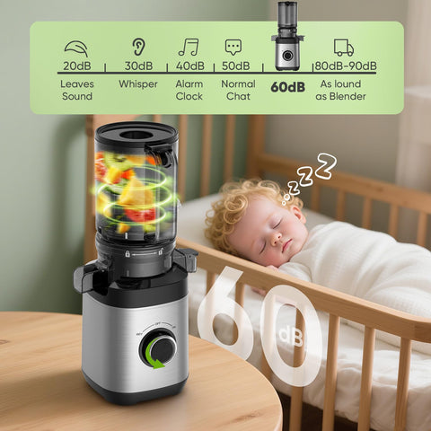PSIIDAN juicer extracts juice from leafy greens like spinach and kale.