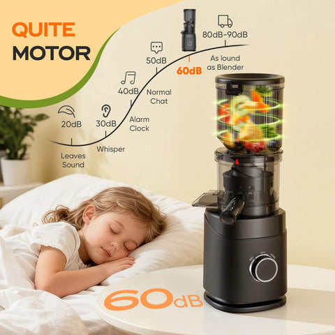 PSIIDAN 1.2L juice container and pulp container for family servings.