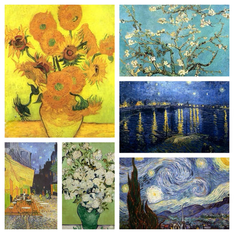 PSQIYMP van Gogh Starry Night Rhône magnet adds artful hold to whiteboards.