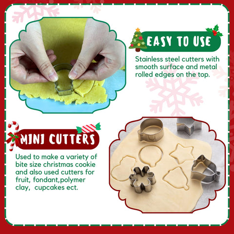 PTaizjjz snowflake cutter yields delicate winter treats.