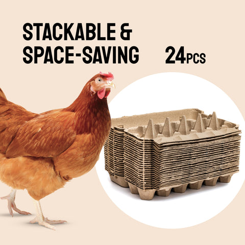 PTCOM Hatortempt durable egg cartons protect eggs during transit