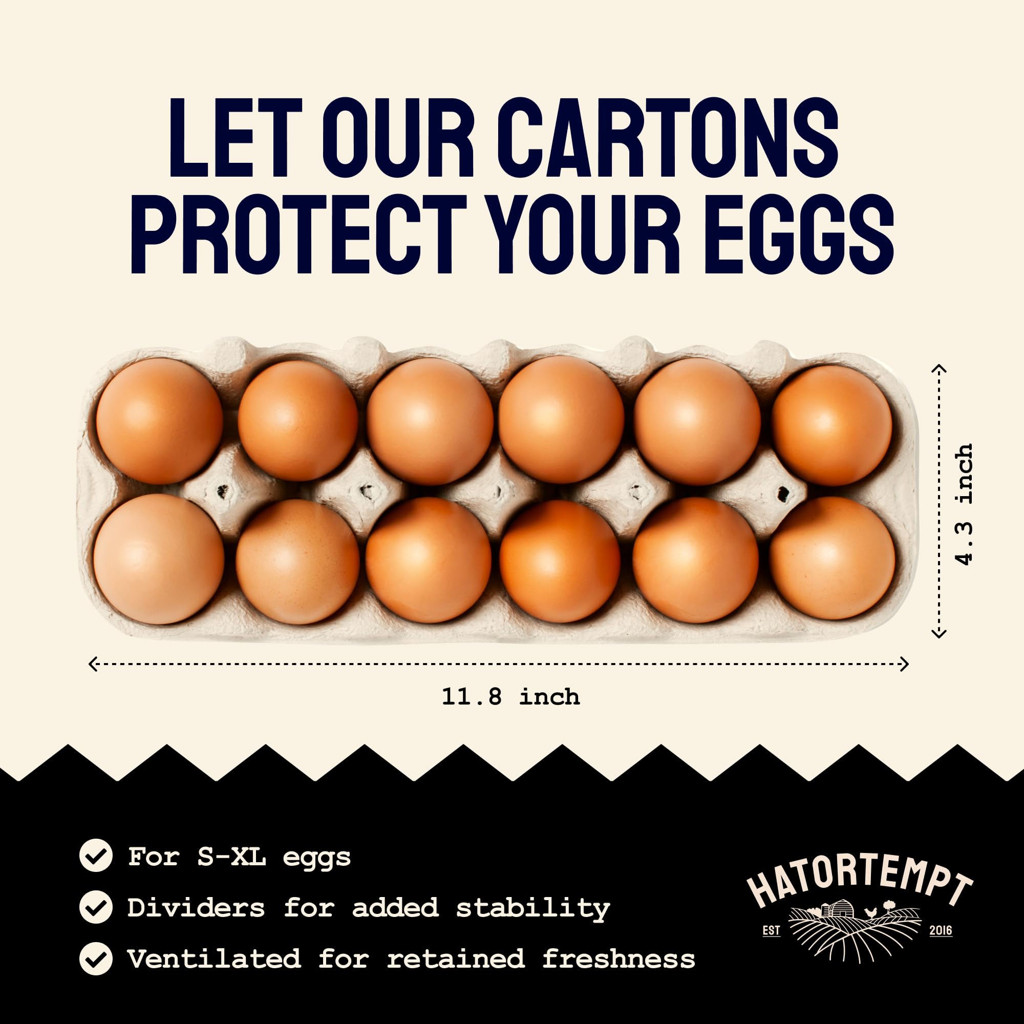 PTCOM Hatortempt market-ready carton with pre-printed messages for small biz
