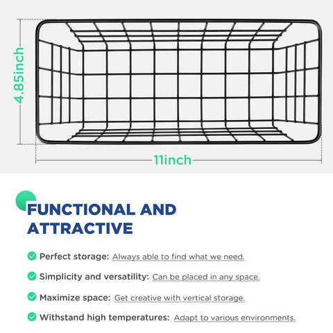 Ptinyiv adhesive strips keep baskets secure with no-drill installation on smooth surfaces