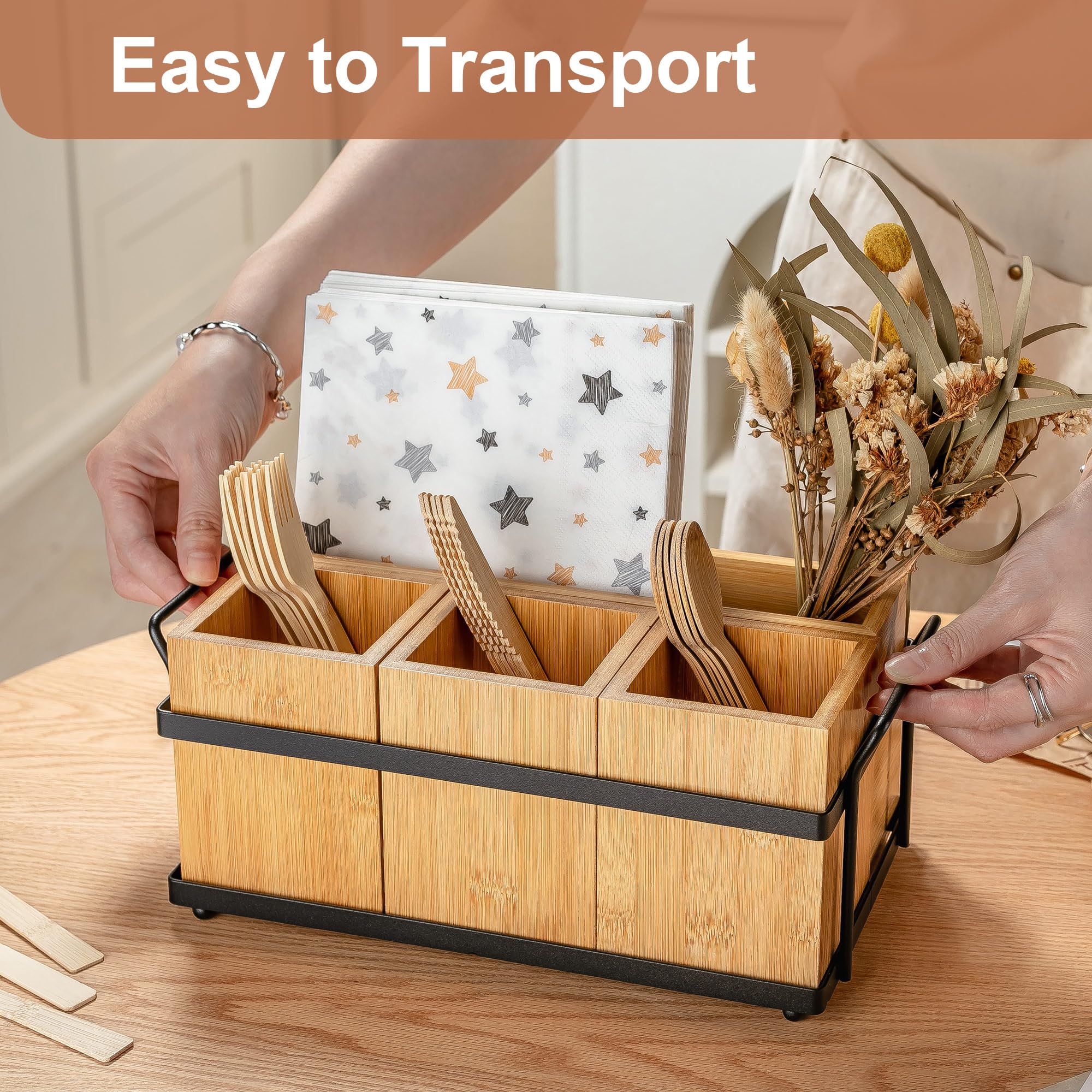 PTSTING paper plate dispenser neatly stacks 8-inch plates for easy setup.