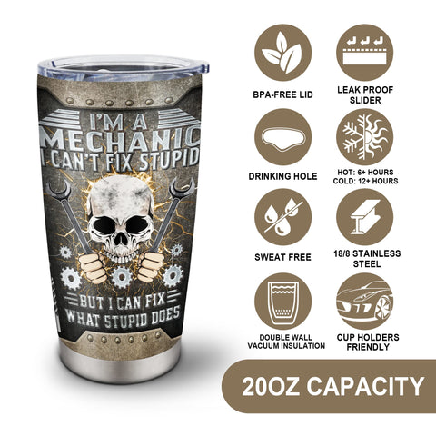 Pudmaple gift-ready tumbler ideal for mechanics on special occasions.