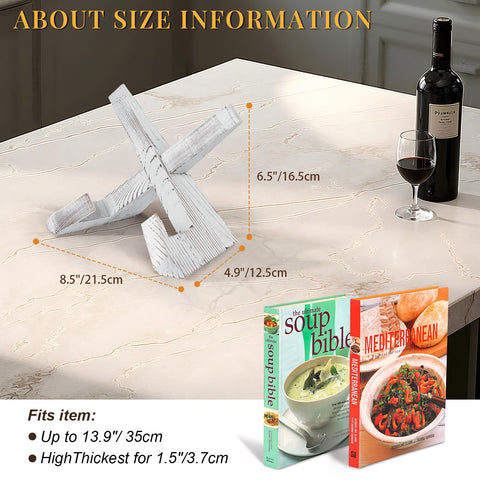 PUERSI wooden stand saving counter space with sturdy support