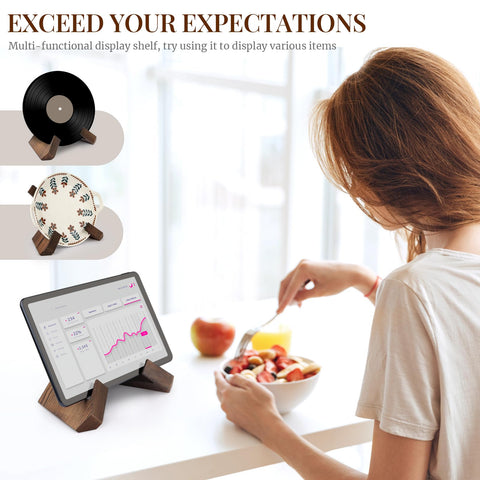PUERSI cookbook stand cross-structure ensures stable display during cooking.