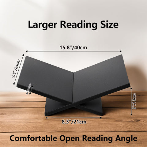 PUERSI open book stand in living room ready for decor