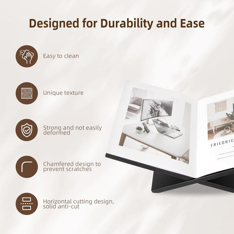 PUERSI open book stand open top display suitable for magazines