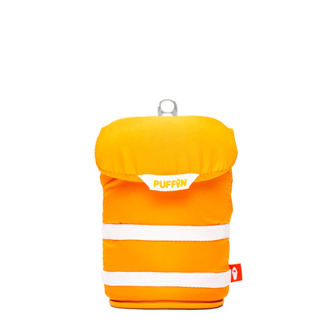 Puffin Buoy Life Vest closeup shows secure buckle details