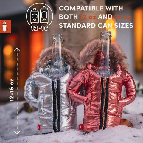 Puffin Pahka 12oz skinny can fit demonstrates versatile compatibility with popular brands.
