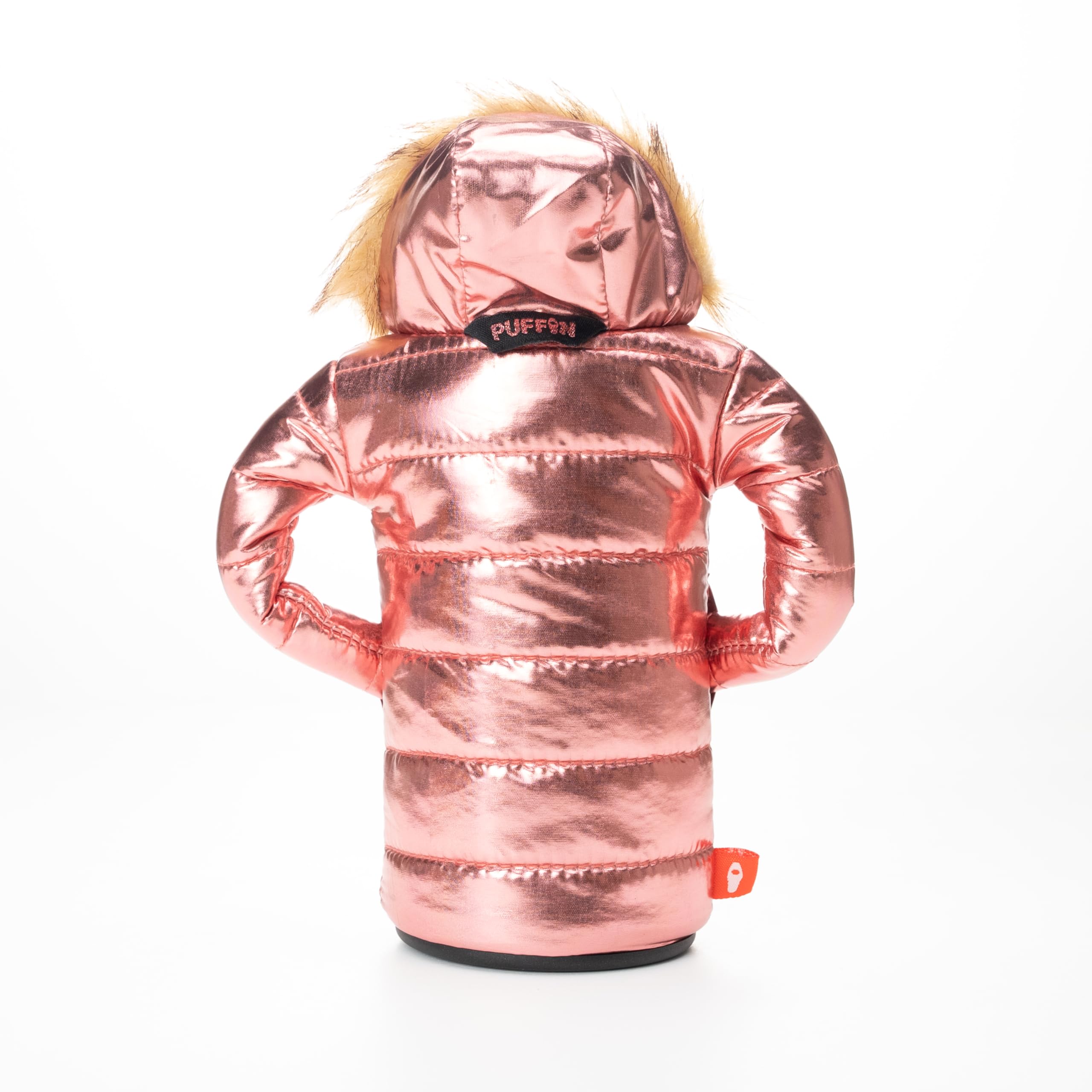 Puffin Pahka insulated sleeve close-up highlights dual-layer thermocooler design.