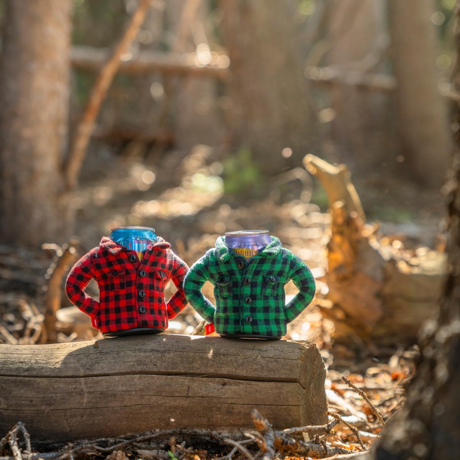 Puffin The Feller rugged texture and buttons evoke outdoor apparel.