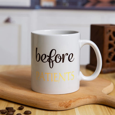 PUGED mug close-up shows durable ceramic and crisp design
