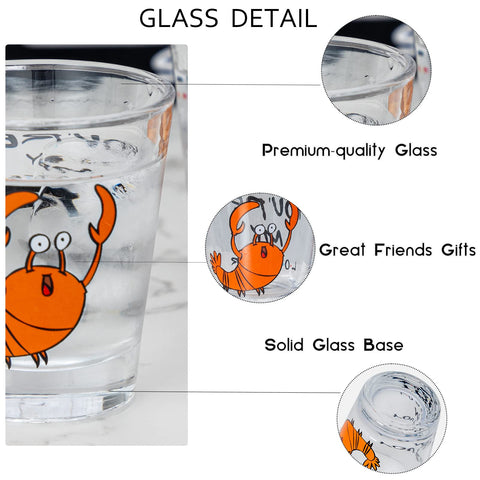 PuGez gift-ready Friends shot glasses packaging, ideal for gifting at events.