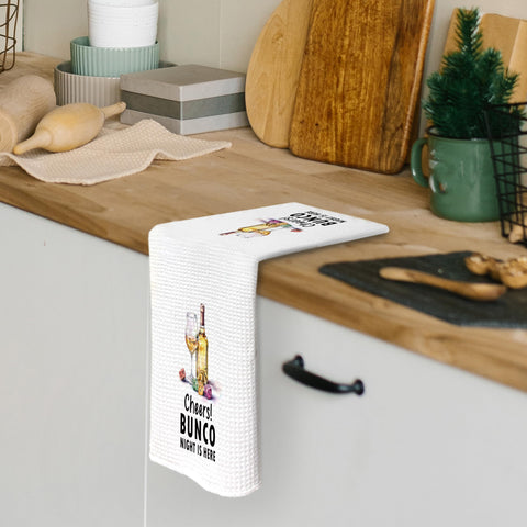 Pugwak towels bar cart display elevates beverage area with practical drying and wipe-down utility