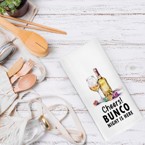 Pugwak bunco towel complements game nights with fun style and quick cleanups