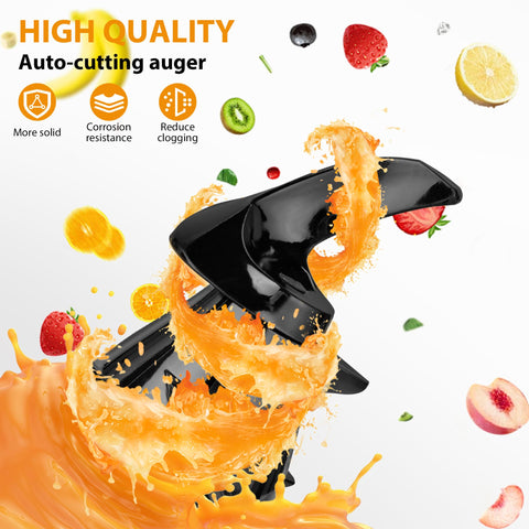 Pukomc 300W motor powered slow juicing preserves flavor and nutrients.