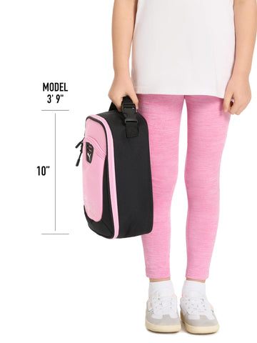 PUMA Rally Lunch Box compact size fits backpacks for school.
