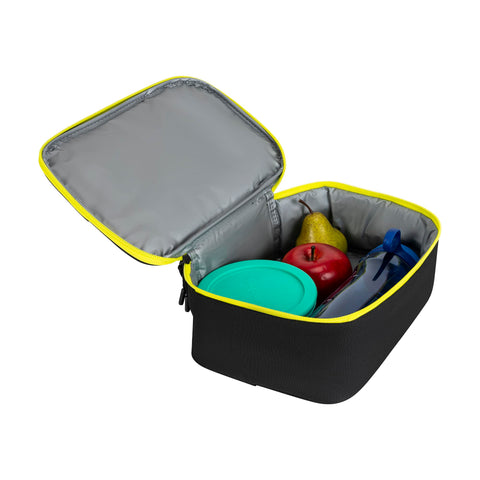PUMA Rally Lunch Box exterior pocket for easy snack access.