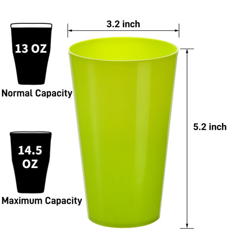 Pumtus nesting cone shape cups save space after use