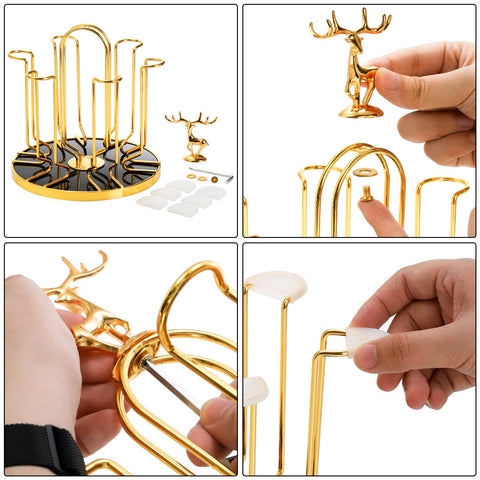Pumtus silicone protective hooks guard glassware and prevent slips