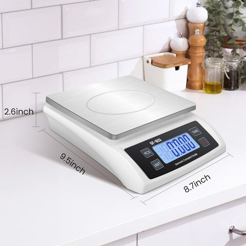 Puozult high-precision scale supporting multiple units for versatile kitchen tasks