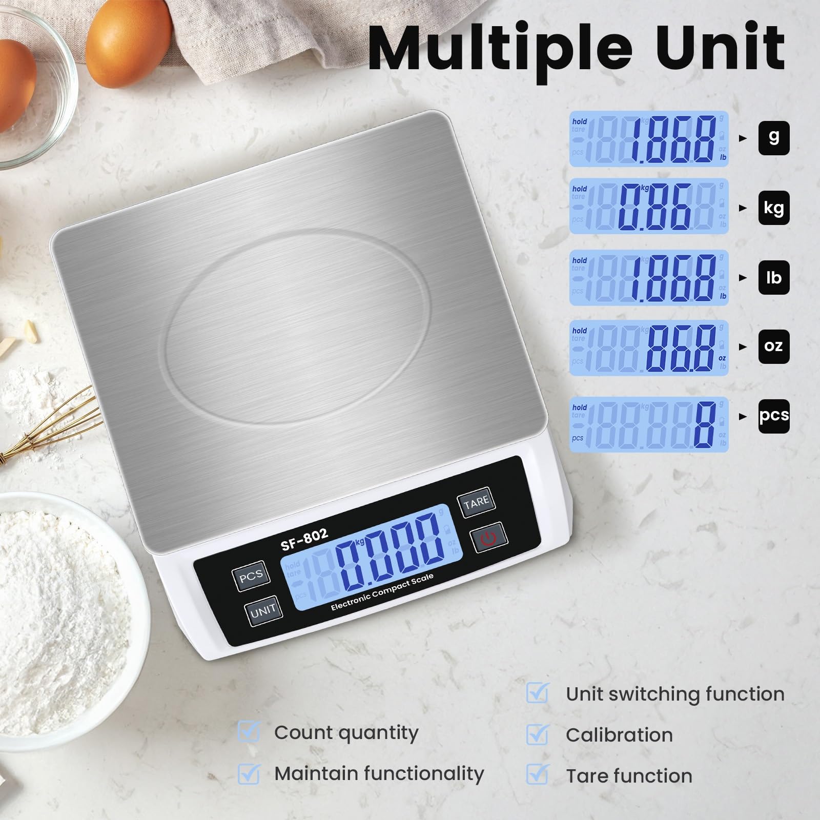 Puozult tare function enables efficient net weight calculations for multi-pack