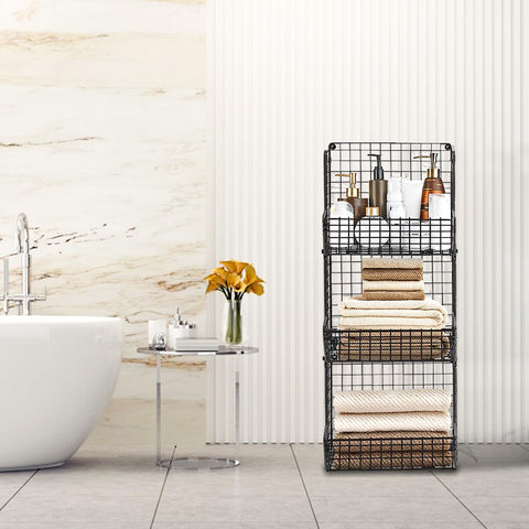 PUPPYCUTE rust-resistant metal baskets with sturdy construction