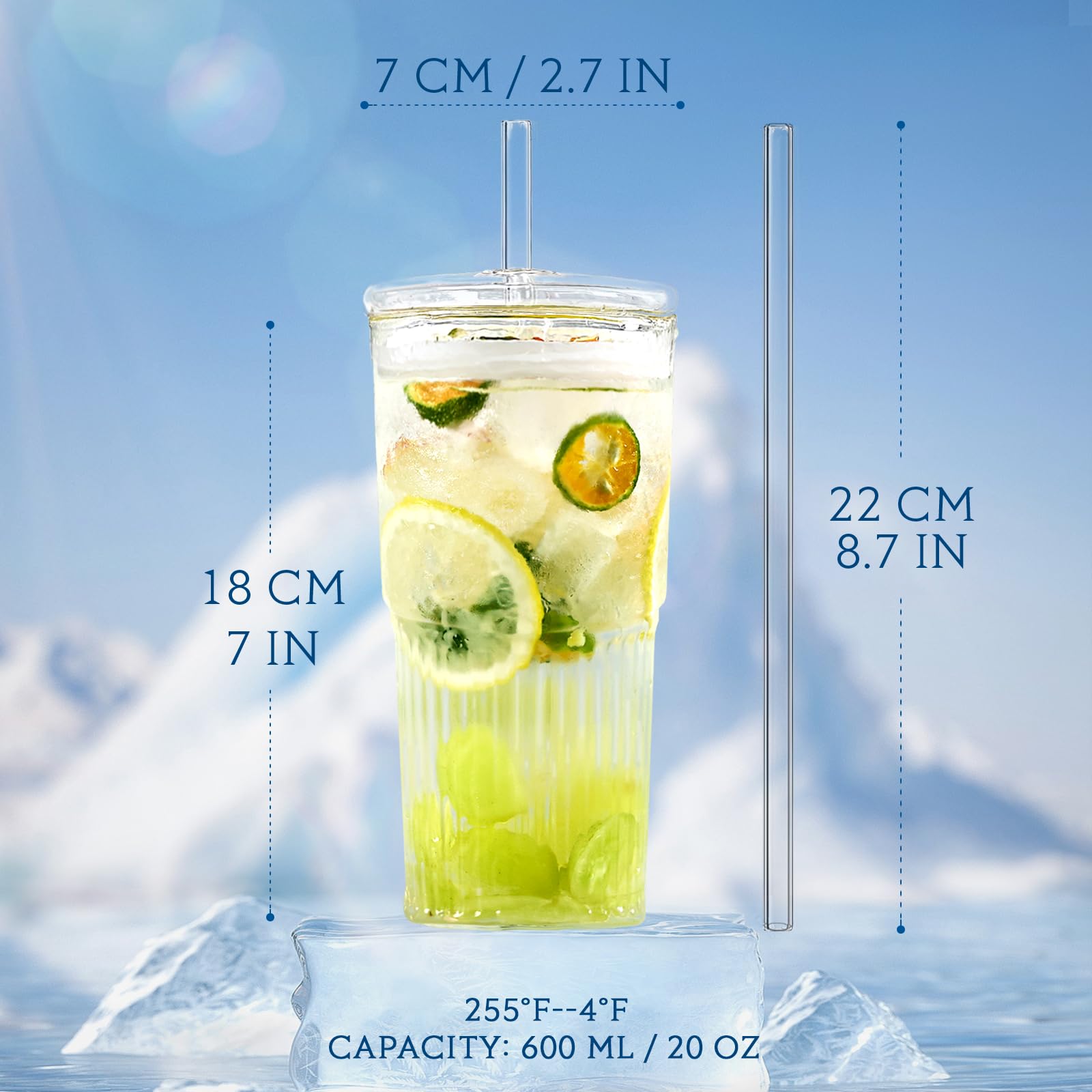 Puraville high borosilicate glass demonstrates heat resistance for hot drinks.