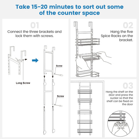 Purdaz dimensions guide shows shelves 11.81 x 4.72 x 49.2 inches.