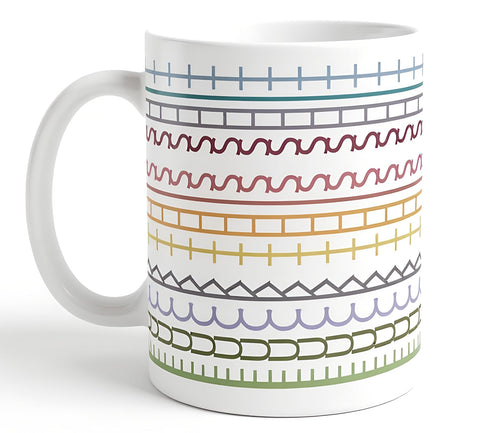 Pure Compression hidden message mug front view, playful desk companion for coffee breaks