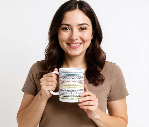 Pure Compression hidden message mug microwave-safe, easy reheating for quick coffee moments