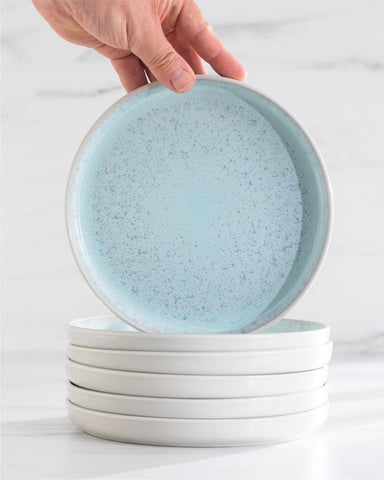 Pure Living dishware shown in dishwasher and microwave-safe use