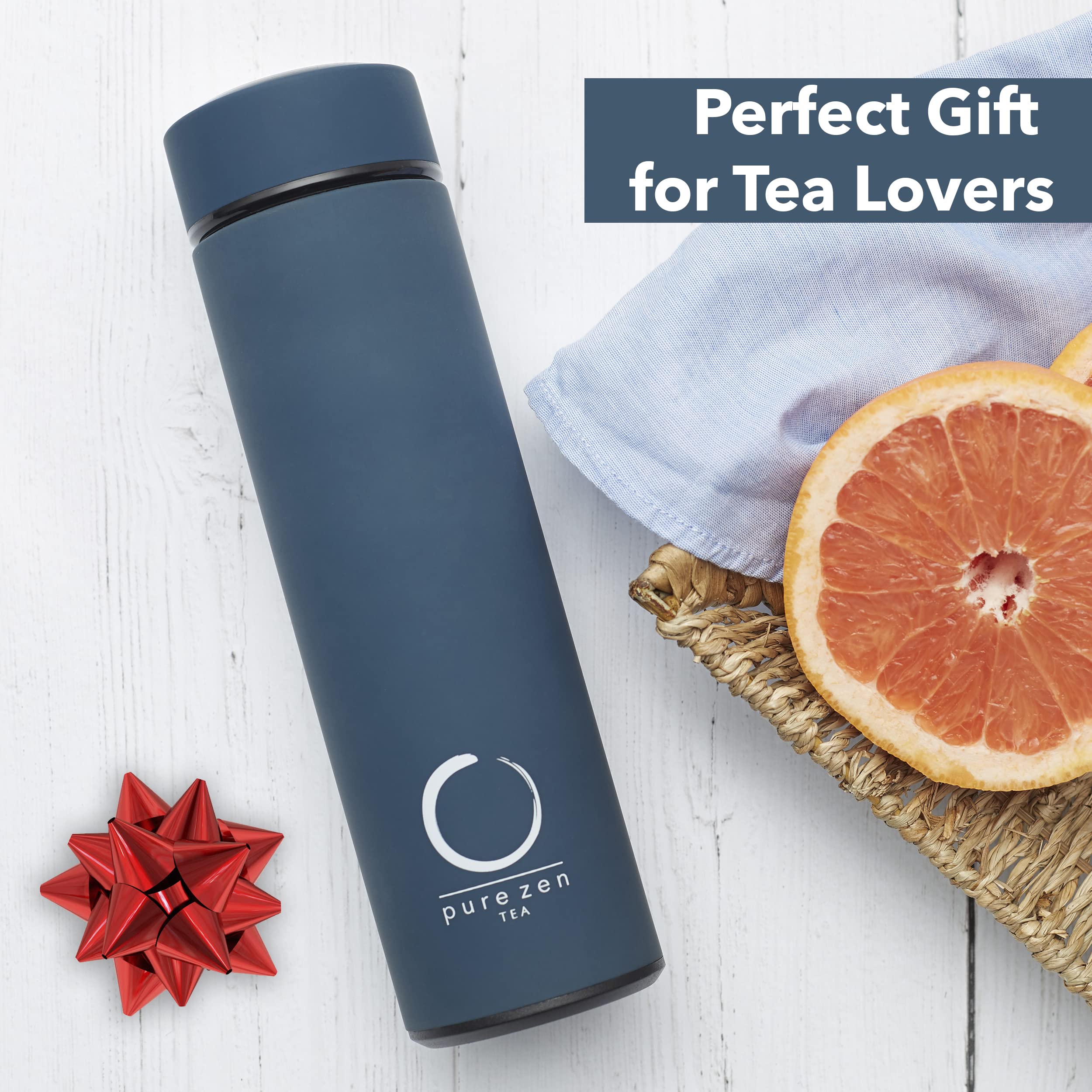 Pure Zen Tea thermos gift packaging ideal for tea lovers