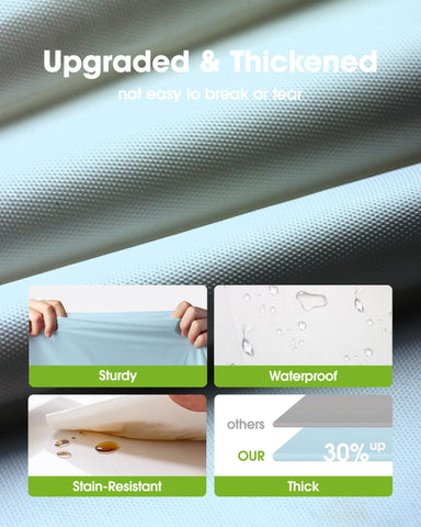 Pureegg disposable tablecloth keeps cleanup quick after outdoor picnics