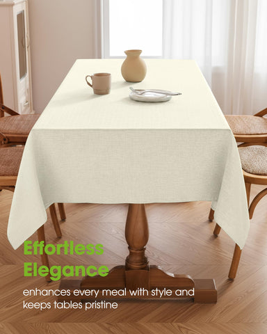 Pureegg linen blend with wrinkle-free drape for an elegant table.