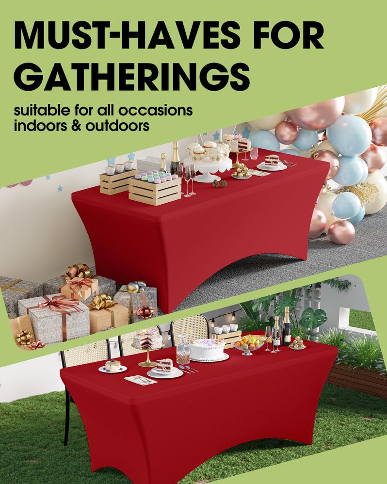 Pureegg outdoor windproof fitted tablecloth ready for events.