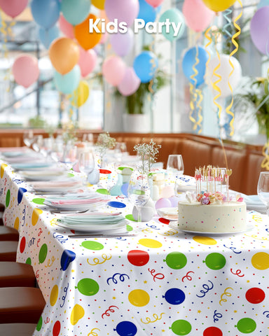 Pureegg rectangle table setup with 54x108 coverage for long tables.