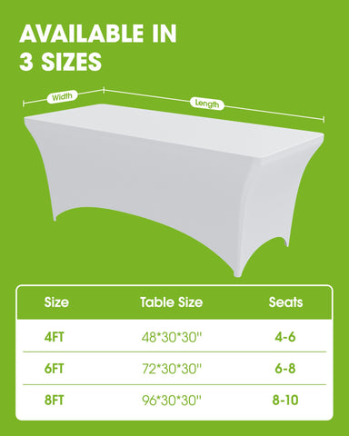 Pureegg spandex tablecloth outdoor use resists wind and gusts.