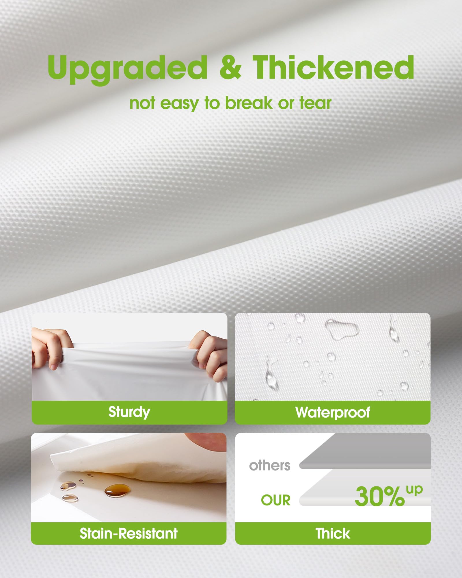 Pureegg table cloth with leakproof design protects surfaces during celebrations.