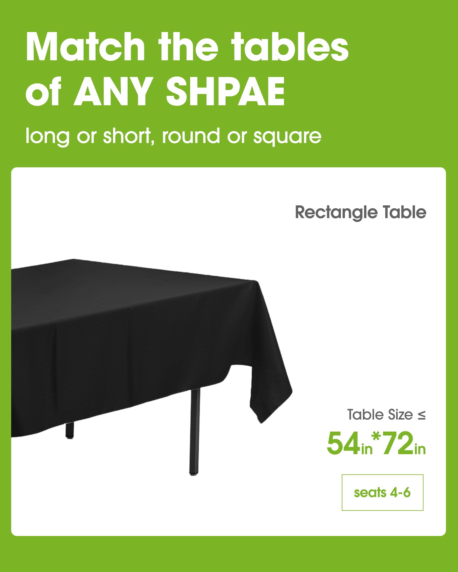 Pureegg tablecloth closeup of thickened PEVA material for waterproof protection